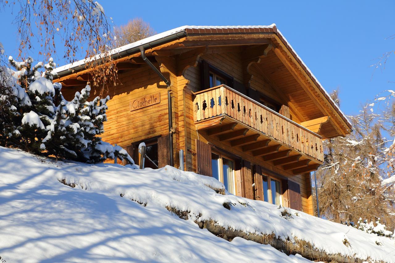 Chalet Clochette 4 Valles-Verbier La Tzoumaz Kültér fotó