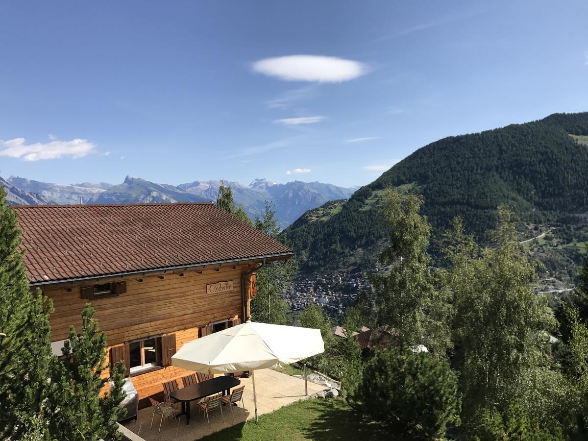 Chalet Clochette 4 Valles-Verbier La Tzoumaz Kültér fotó